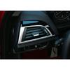For BMW 1 Series F20 F21 12-15 Silver Steel Left And Right Air Outlet Vent Trim