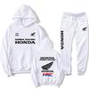 2026 Spring Summer men's sets motorcycle Honda racing print casual hooded sweatshirt sport shirt outdoor cycling clothing ahz256