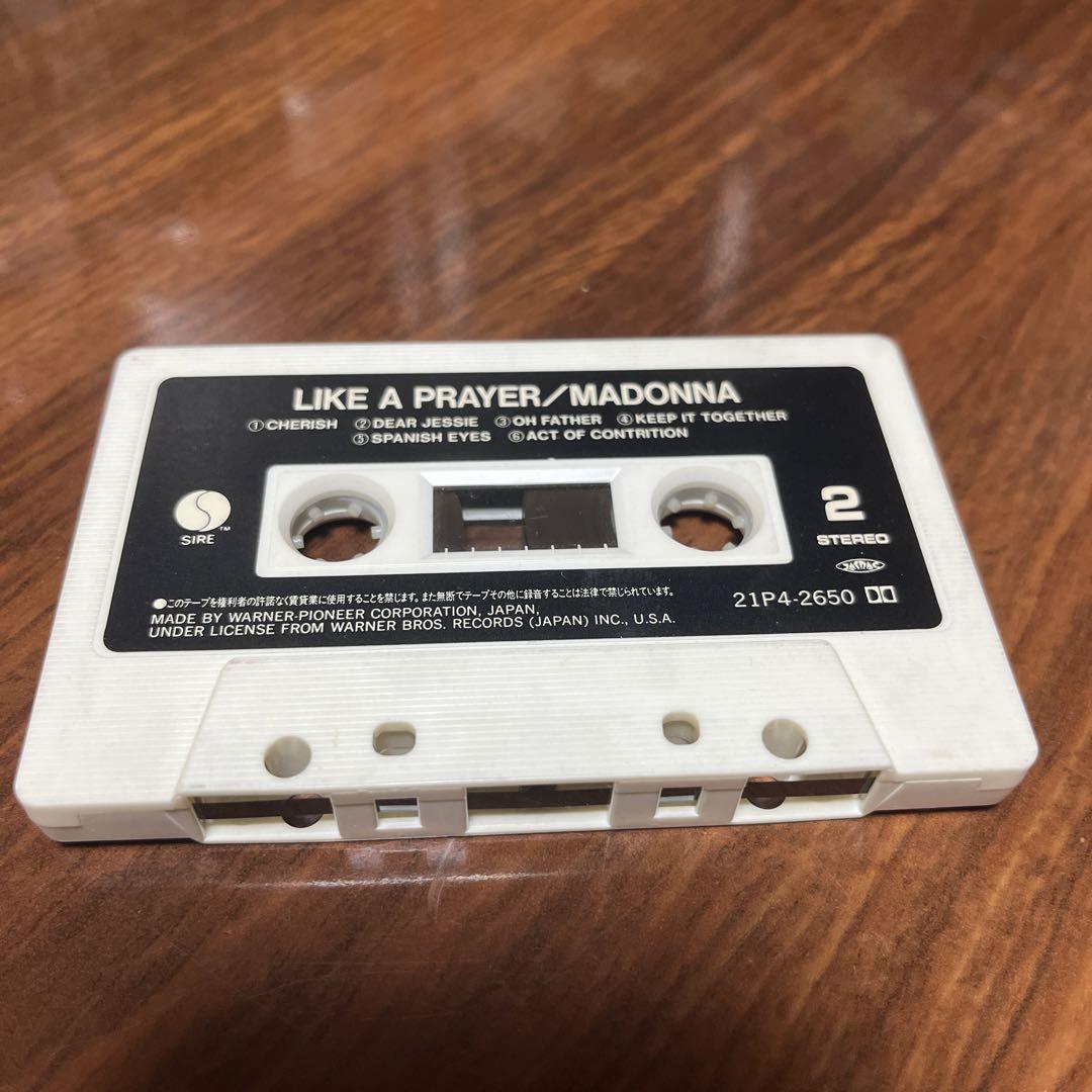 

[USED] LIKE A PRAYER Madonna Madonna cassette tape Western music