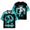 Sommer Heiße Hatsune Miku 01 Baseballtrikot Unisex Lässig Anime Fans T-Shirt Hohe Qualität Trendig Atmungsaktiv Kleidung