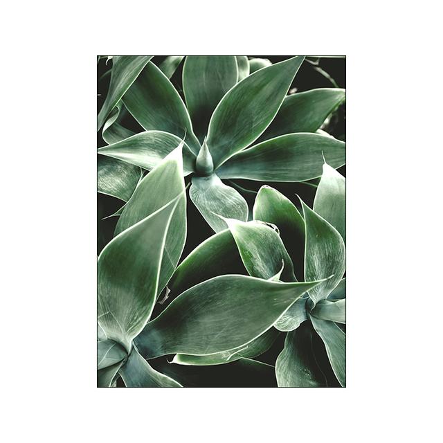 Green Nature Wall Art Poster Print Plant Flower Leaf Picture Canvas Painting Modern Fresh Home Decor Living Room Wall Picture
