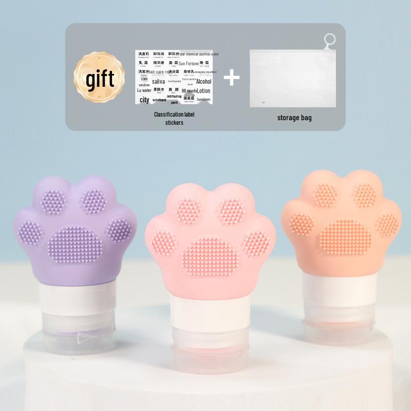 Neue grenzüberschreitende Silikon-Reiseflaschen zum Nachfüllen für Duschgel und Shampoo