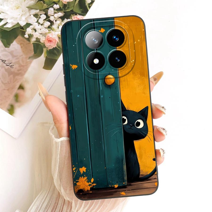 For Xiaomi Redmi Note 14 Pro Plus Case 14Pro 4G Soft Silicone Cover flower Cherry Phone Case For Redmi Note14 14Pro+ Coque Funda