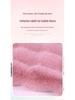 Plush Faux Rabbit Fur Car Seat Cushion: Luxurious Lumbar Support for Autumn and Winter Comfort
