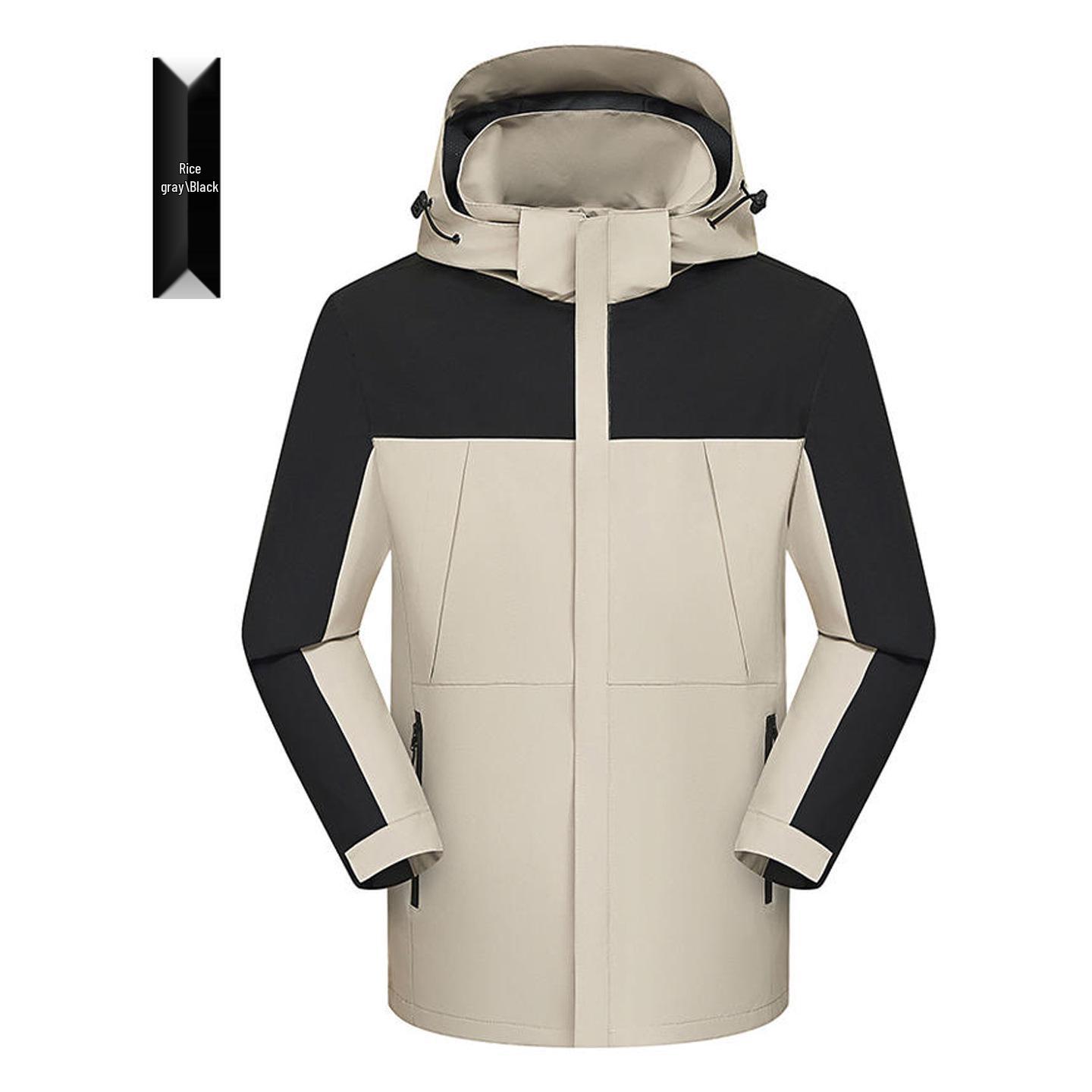 

Unisex Windproof Hooded Windbreaker: Custom Printed Outdoor Jacket for Team Building, Class and School Uniforms 2XL
