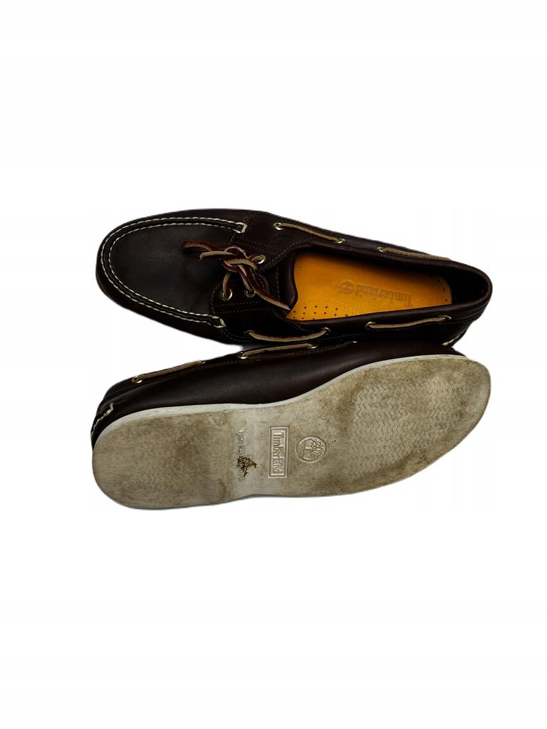 Men's Brown Timberland 45 Slip-On Shoes - Used