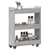 Vidaxl Mobile Cabinet, Sonoma Grey Oak, 60X22X79 Cm