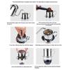 Coffee Filter Small French Press Portable Stainless Steel Vietnamese Coffee Pot For Pour Over Barista Maker Reusable Dripper