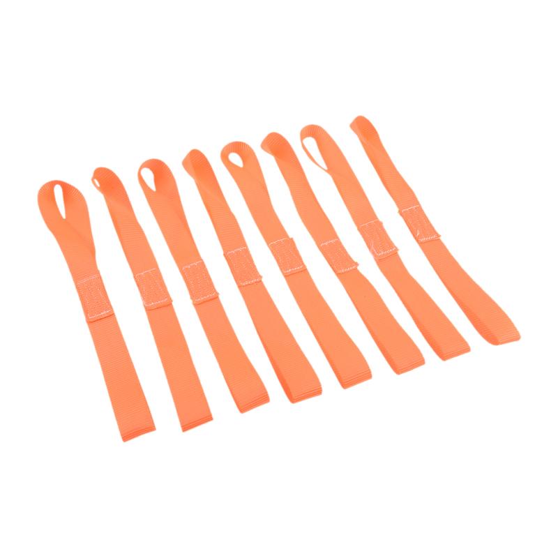 8Pcs Lashing Double Belt Loops 30*2.5cm Tie Down Straps Load Securing Lashing Strap for Car Motorcycle Transport Bicycle Garden