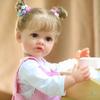 Advanced Painting Detail Reborn Baby Dolls for Girls True To Life 22 Inch Full Silicone Body Bebe Reborn Doll Toddler Betty Realistic Hand Rooted Hair