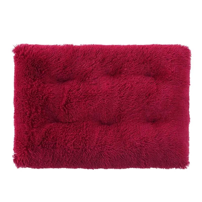 Velký psí pelíšek omyvatelný plyšový pelíšek proti úzkosti Hřejivý psí polštář na spaní Pohodlné podložky pro domácí mazlíčky pro malé a středně velké psy