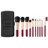 Takumi No Kumano Brush Brush No Kokoro Makeup Brush Set Brush Case Keshōfude Cosme-dō 10-Piece + FC-200C-R