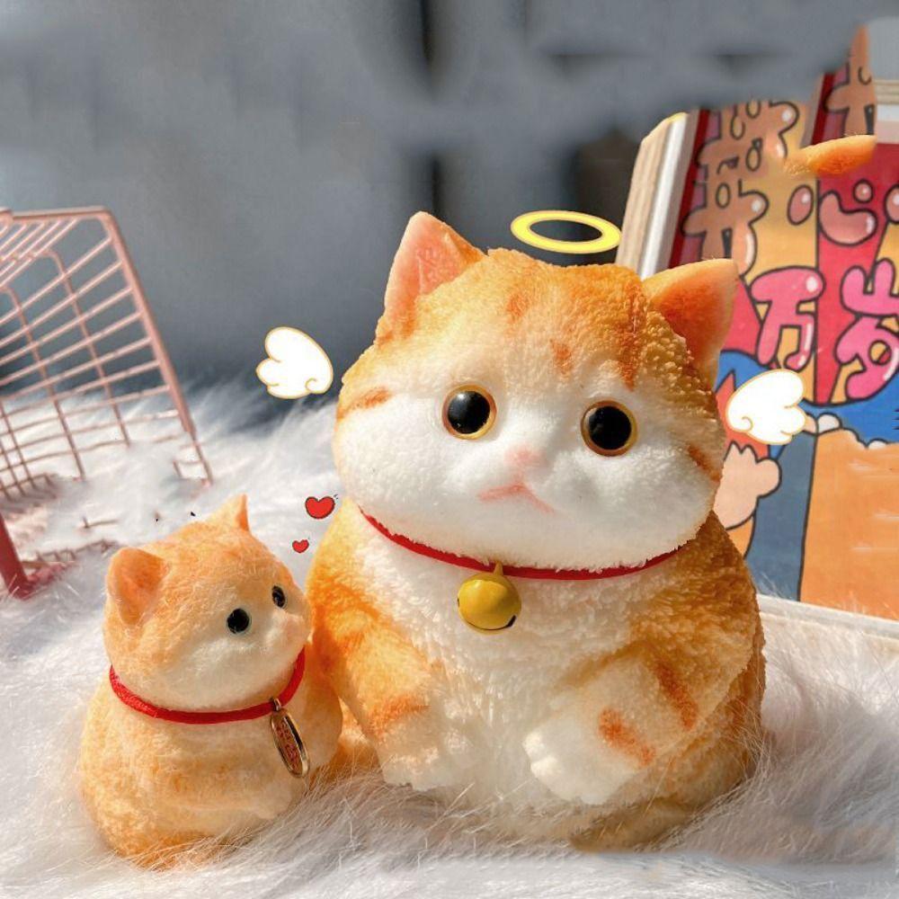 Slow Rebound Big Cat Doll Squeeze Toy Cartoon Cat Fidget Toy  Sensory Toys