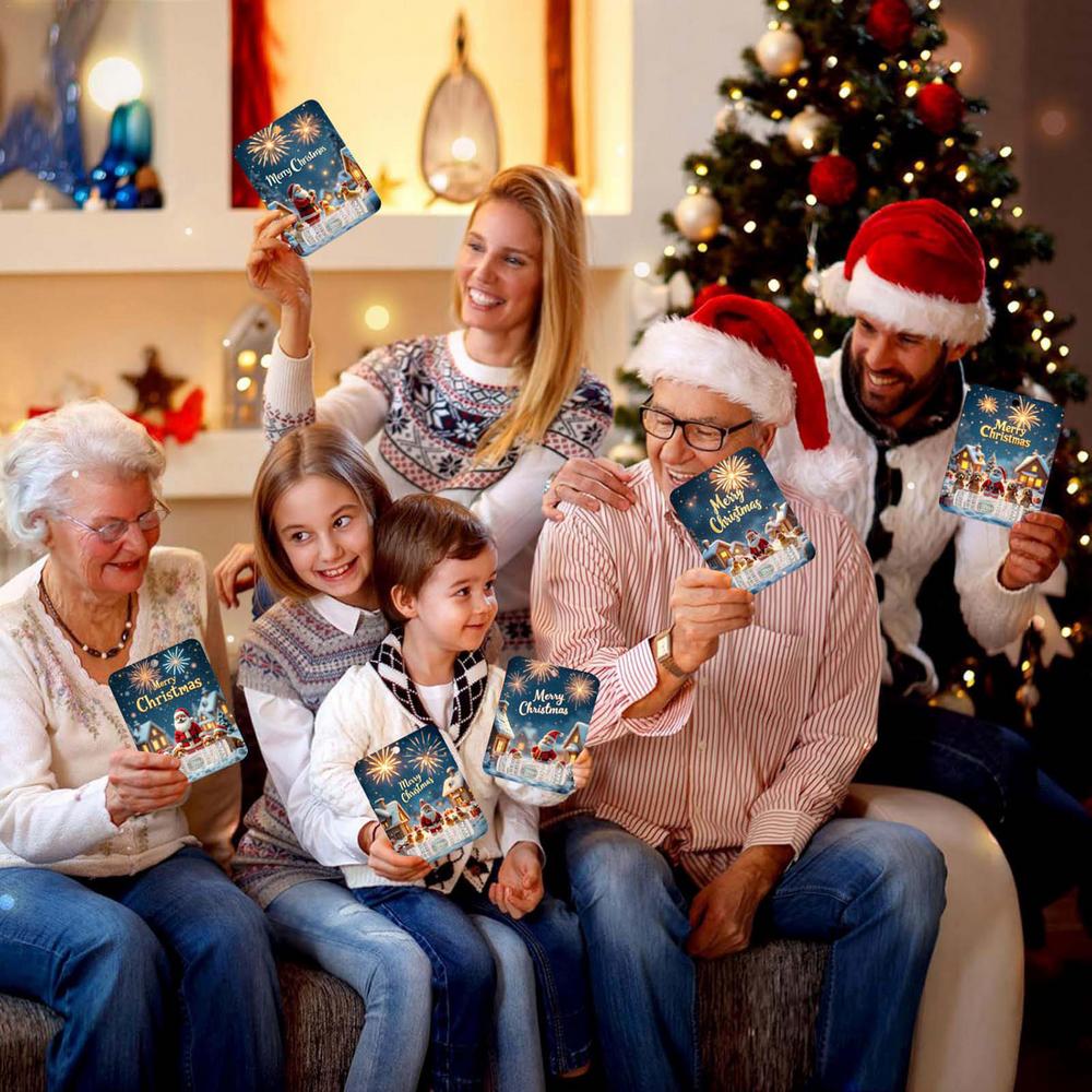 Christmas Money Holders For Cash Christmas Tree Money Card 8x Festival Money Clip Decorative Practical Funny Ornaments Money