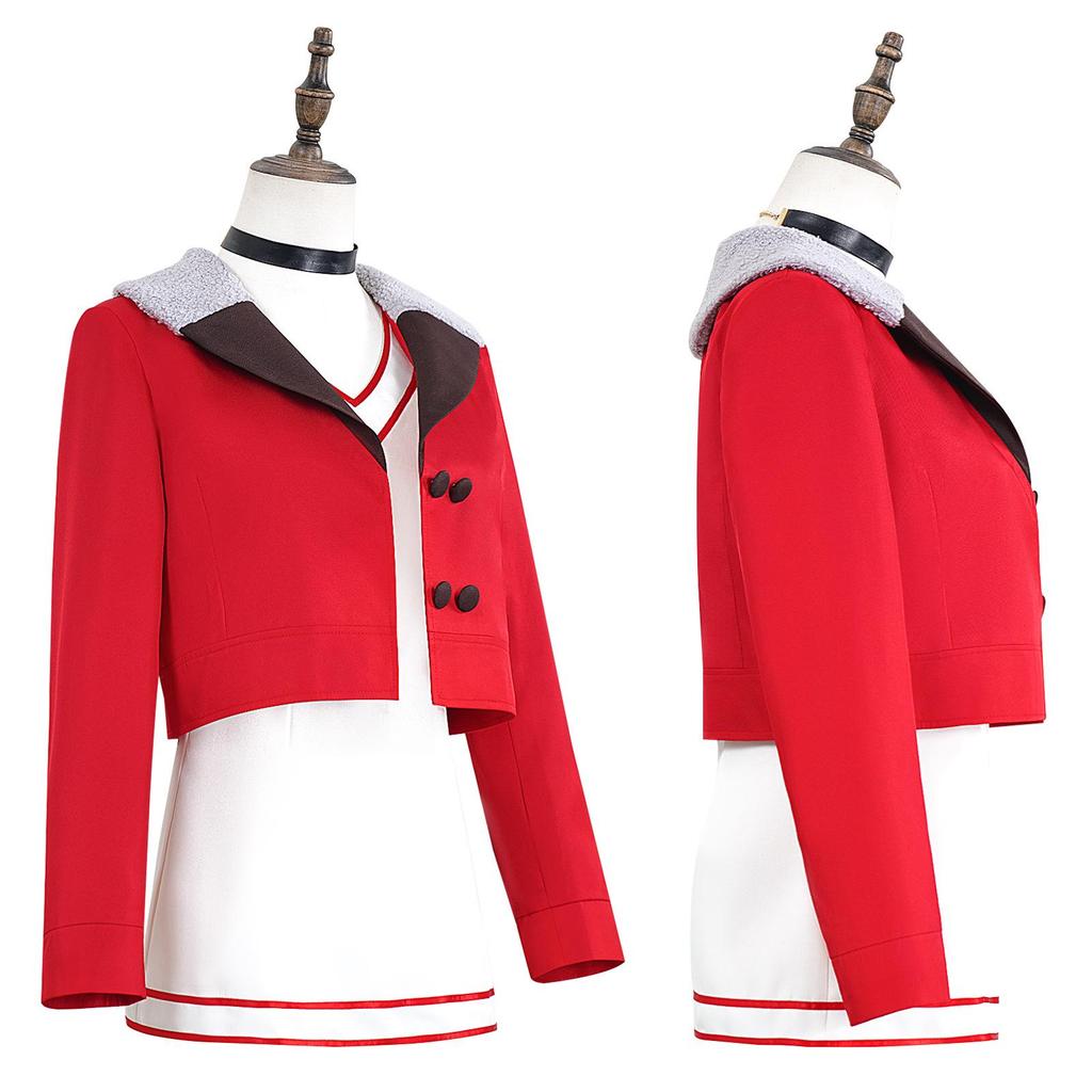 Supernatural Dandadan Ayase Momo School Uniform JK Ken Takakura Okarun Cosplay Costume