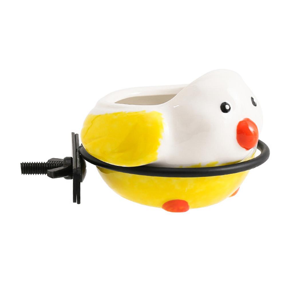 Cartoon Bird Shape Bowl Cage Accessory for Parrots and Budgerigar Bird Feeding Bowl Bird Feeding Station Small Tub Bowl