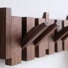Wall Mounted Wood Coat Racks Piano Key Shaped Hats Organizer Creative Clothes Hook  Keys