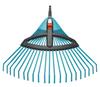 GARDENA Plastic Combi Product Up to 25 Years Rake, System, Turquoise, 35-52cm Wide, 3099-20, Warranty