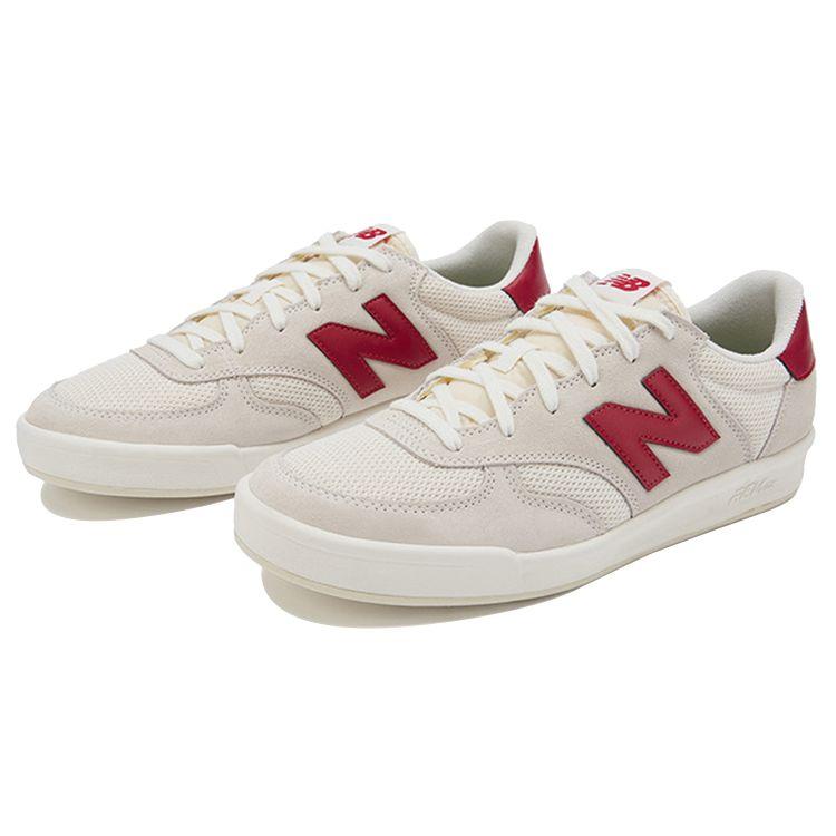 New Balance Nb 300 Retro Versatile Casual Low-Top Skate Shoes Unisex Sneakers Gray Red CRT300G1