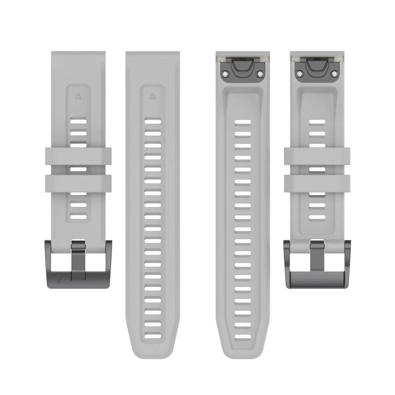 QuickFit 22mm 26mm Silicone Strap for Garmin Tactix 8 Fenix E 8 7X 7 6 6X/Epix Pro Gen 2 51mm 47mm/Enduro 3 Comfortable Correa