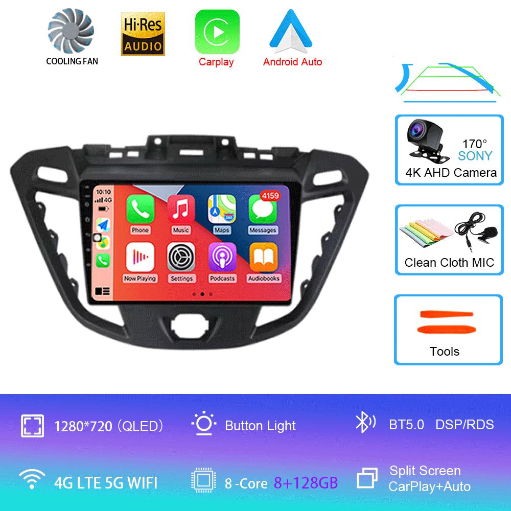 Android 14 For Ford Tourneo Custom 1 I Transit 2012 - 2021 Car Radio Multimedia Video Player Navigation stereo GPS No 2din 2 din