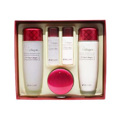 Kollagen Hudvård 3 sorter (Toner+emulsion+kräm) SET Produkt Korea Cosmetics