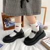 Students Lolita Shoes Patent Leather Mary Janes Shoes  New Women Platform Shoes Buckle Girls Thick Sole Ladies Shoes