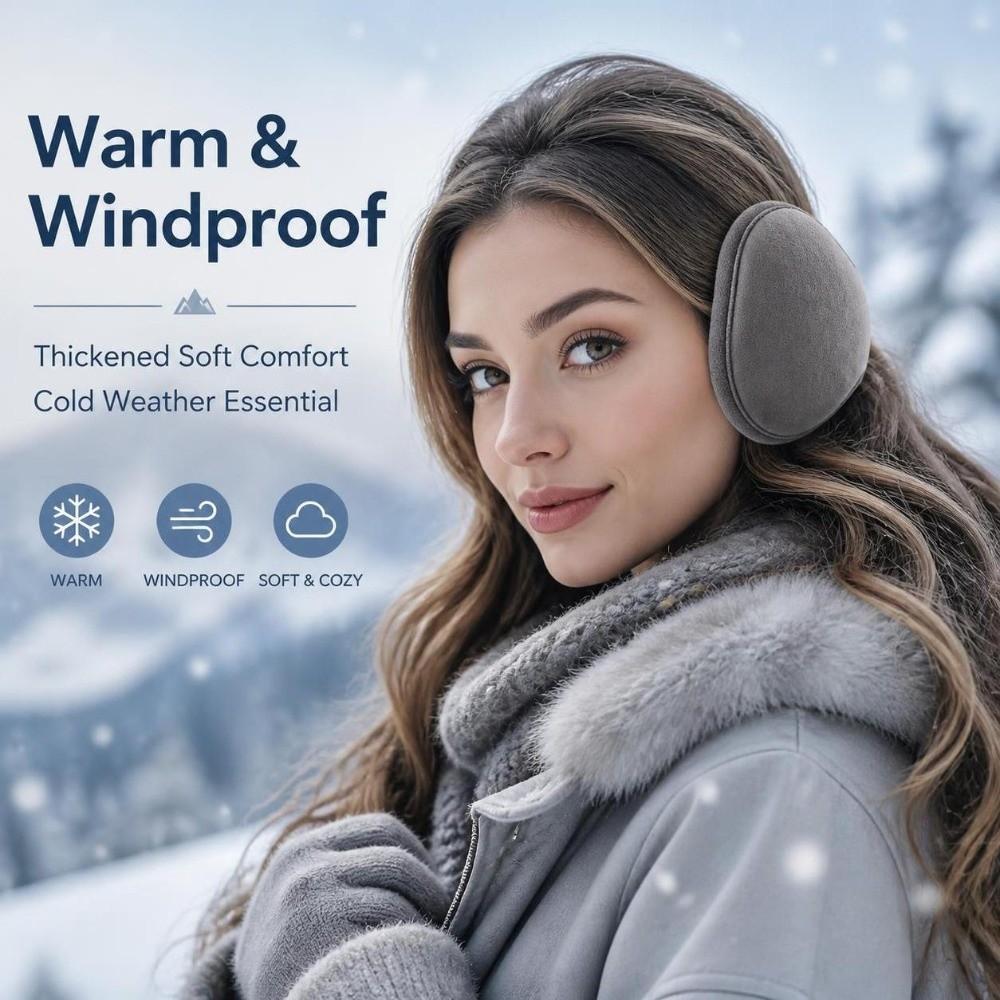 Plush Velvet Ear Muffs Warm Winter Earmuffs New Thicken Ear Covers Men Women