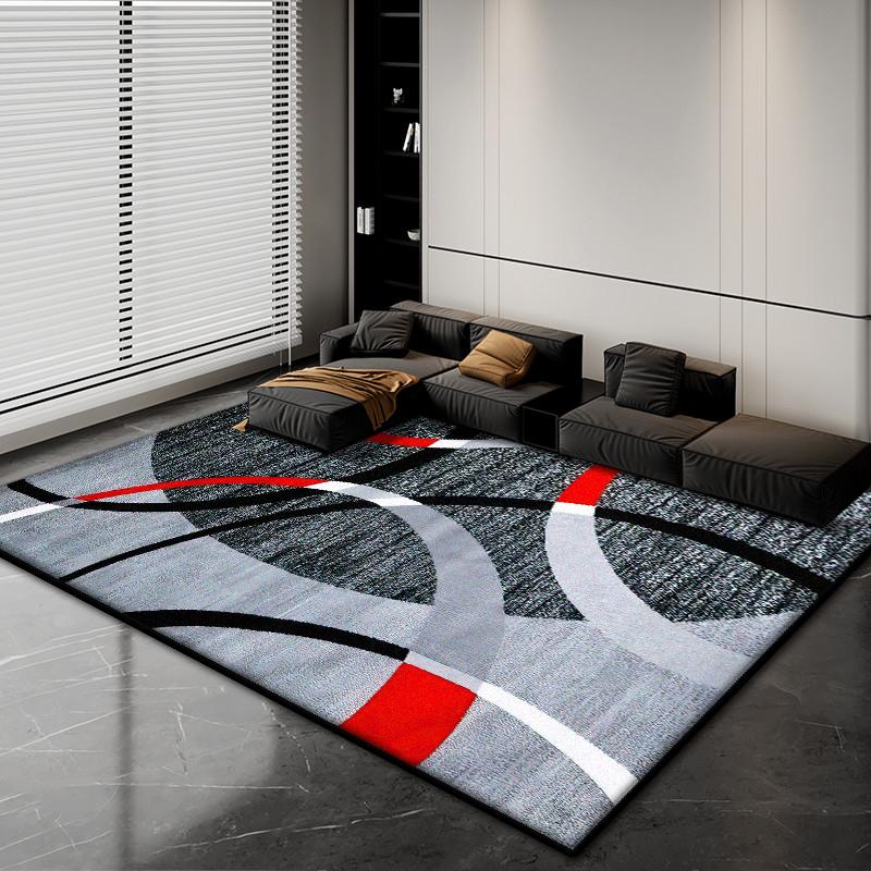 Nordischer Abstrakter Luxusteppich Heimdekoration Wohnzimmer Flauschige Plüschteppiche 200x300cm Schlafzimmer Büro Bereich Rutschfeste Bodenmatten