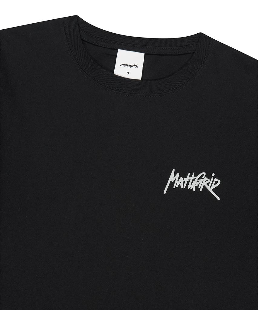 MAHAGRID Record Graffiti Logo Tee Black(Mg2Gmmt518A)