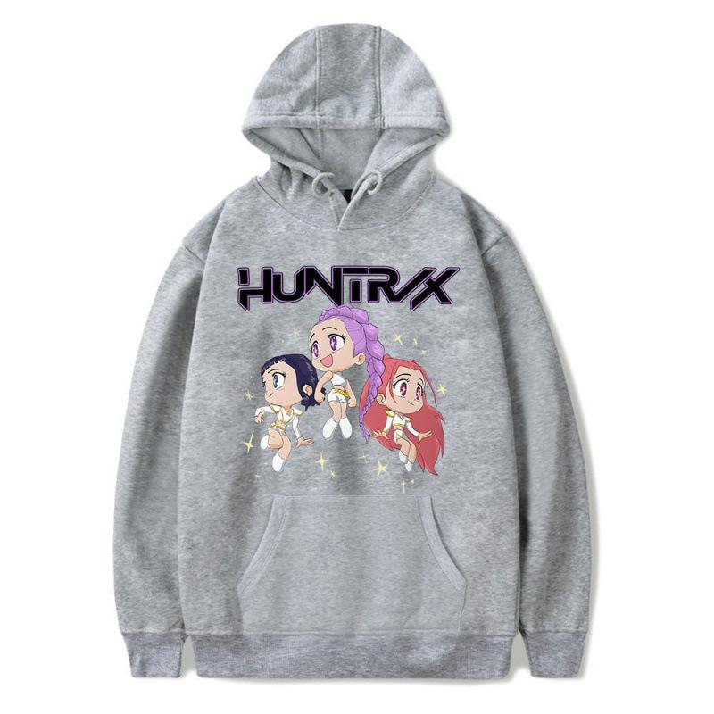 Kpop Witch Hunters Hoodie Sweater Men's and Women's Spring and Autumn Casual Loose Hooded Top