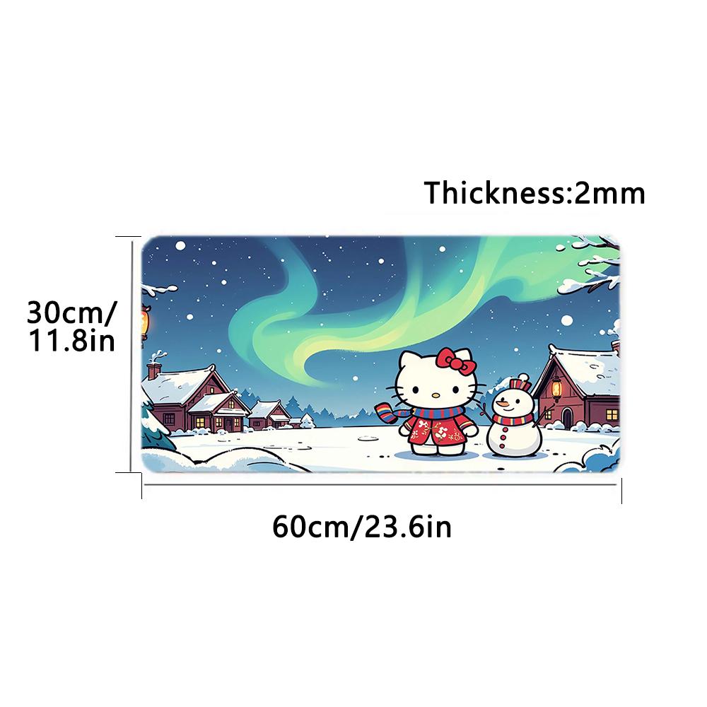 1Pc Hello Kitty Cute Chicks Garden Print Mouse Pad 2Mm Thick Rubber Base Perfect Bedroomofficegame Room Ideal Gift Computer Keyboard Enthusiasts Print