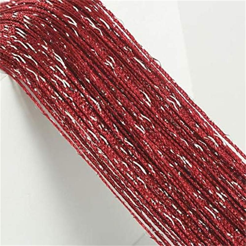 Door String Curtain Doorway Beads Curtains,Hanging Room Divider Beaded Decor Fringe Panel Closet Window Doors Sequin Sheer Tassel