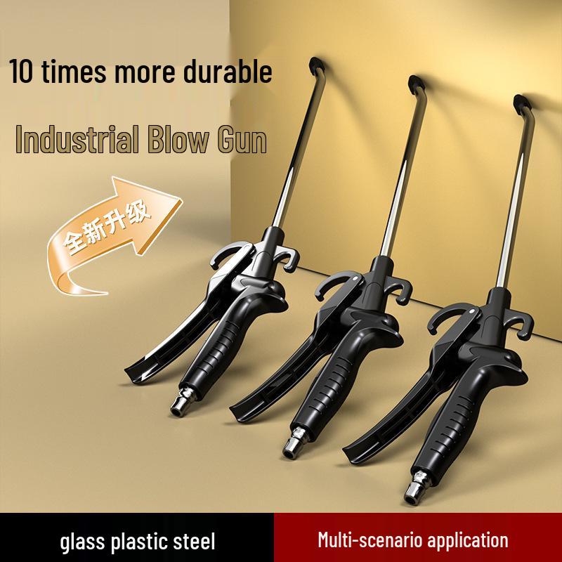 Heavy-Duty, Drop-Resistant High-Pressure Nylon Blow Gun for Auto Repair and Factory Cleaning