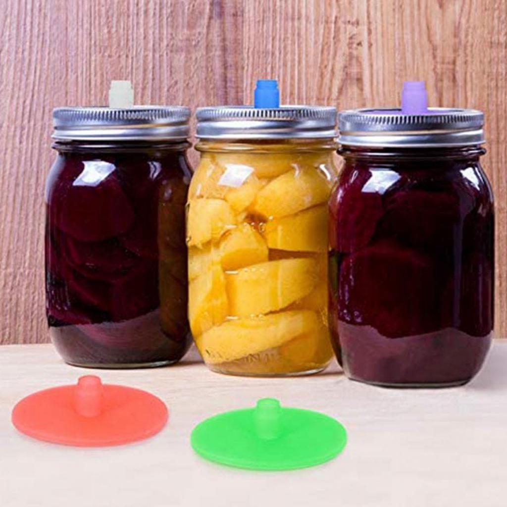 5pcs/set Fermenting Lids 86mm For Kimchi Pickles Brand New