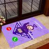 Teletubbies Scooter Adventure Themed Anti-Slip Rugs - Polyester Home Decor, Suitable for Bedrooms, Living Rooms, Doorways, Studios, and Decorations