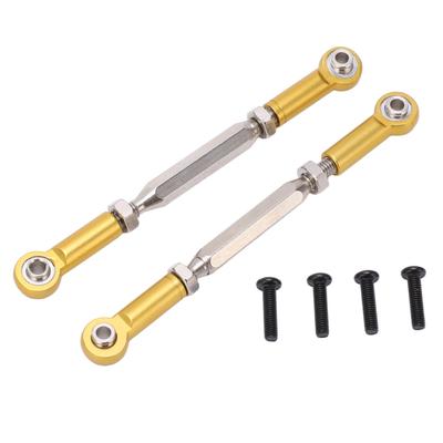 2Pcs Steering Rear Suspension Arm Tie Rod Steering Shaft Tie Rod for JLB 1 10 Racing Truck Or