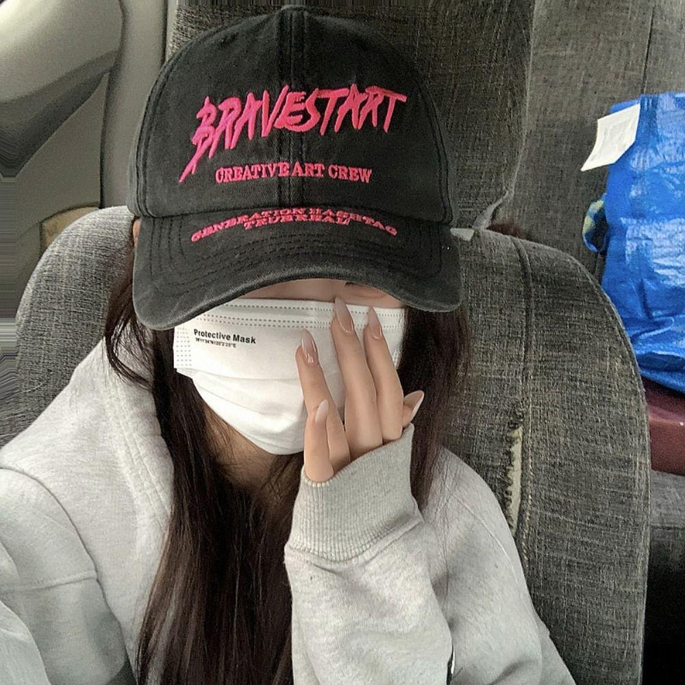 Embroidery Baseball Cap Cotton Snapback Hat Casual Sun Hat  Running