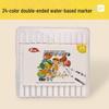 Washable Double-Ended Watercolor Marker for Kids & Students