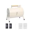 Compact Charcoal Grill for Outdoor Use with Chimney and Handle Garden Beach