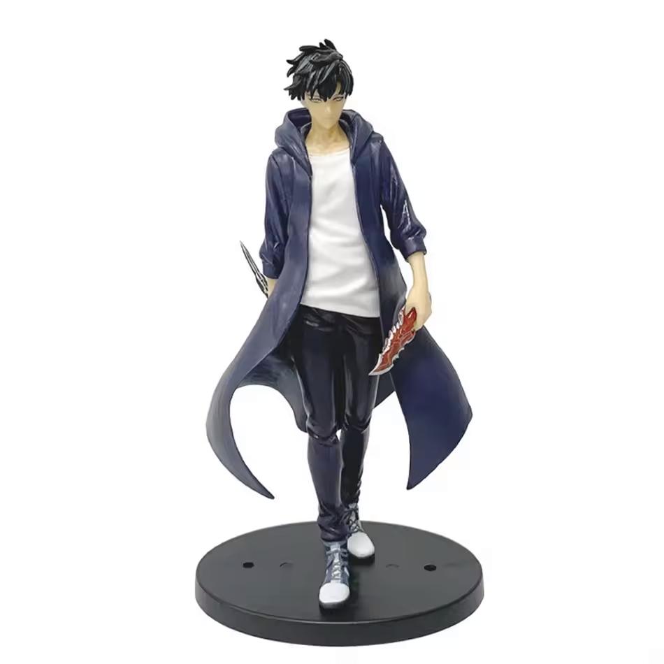 Solo Leveling Shadow King Figure Sung Jinwoo Cheng Xiaoyu Handheld Model Desktop Ornament Anime Collection Model Gift
