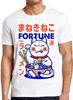 Maneki Neko Glückskatze Glück Glück Reichtum Meme Lustiges Geschenk T-Shirt T-Shirt M818
