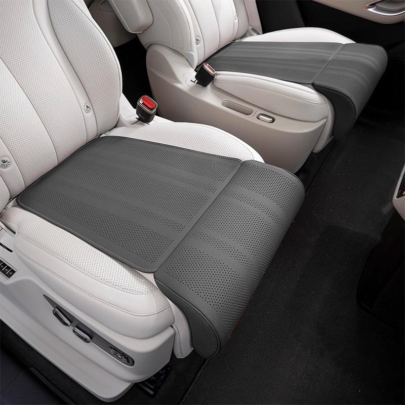New For Tesla Model 3 Model Y Standard Car Seat Cover With Leg Extender Support Cushion Anti Slip Breathable Seat Protection Pad