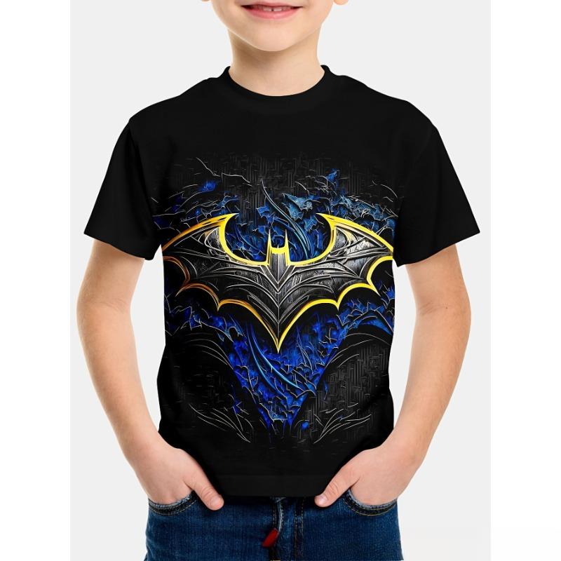 

Летний круглый вырез с 3D-принтом, модные повседневные детские футболки для мальчиков с короткими рукавами 170