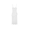 Summer Slim Spice Temperament Pure Desire Wind Irregular Mesh Suspender Skirt Front Short Rear Long Dress Women's High Sense