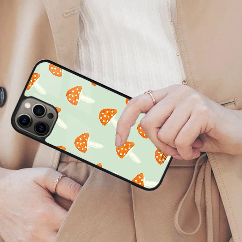 Mushroom Pattern Magnetic Phone Case For APPLE iPhone 17 Air 16 14 13 12 Pro Max 15 Plus Wireless Charge With MagSafe Cover