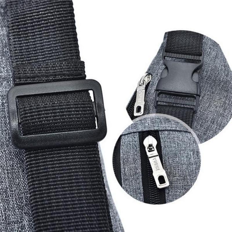 Men Casual Large Capacity Outdoor Travel Hip Purse Sports Shoulder Multifunction Wallet Bag