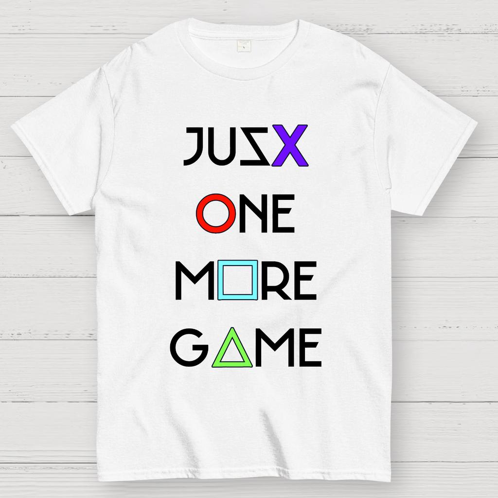 Just One More Game Cotton Summer Casual Cool Loose T-Shirt