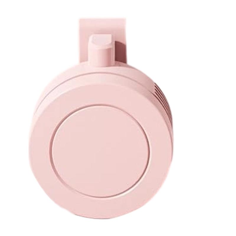

Small Clip Fan Portable Mini Bladeless Fan Clip On 3 Speed Mini Waist Clip Cooling Fan for Outdoor Travel Office розовый