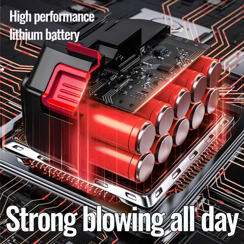 21V Small High-Speed Electric Blower Rechargeable Violent Turbo Fan Air-Blowing Wireless Handheld Concentration Car Hair Blower